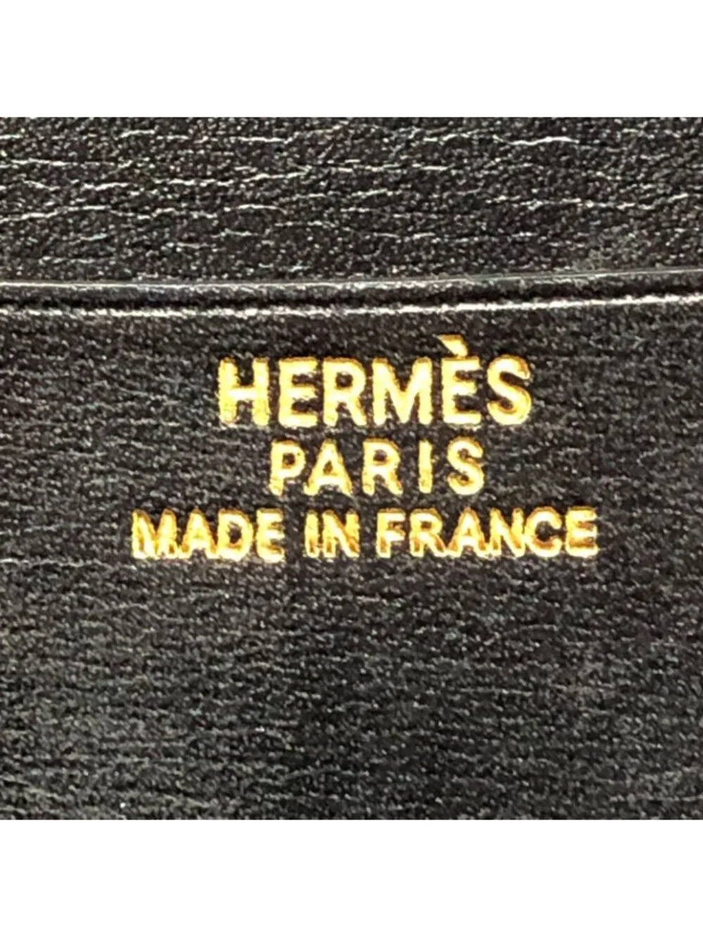 Hermes Notebook Schedule Note Cover Leather Black Business Agenda